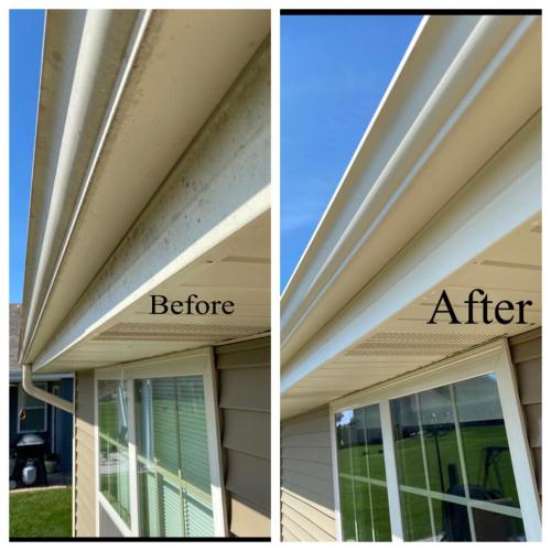 Before & After- Gutters