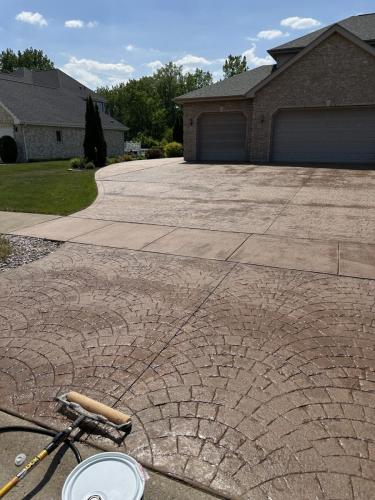 Stamped Driveway