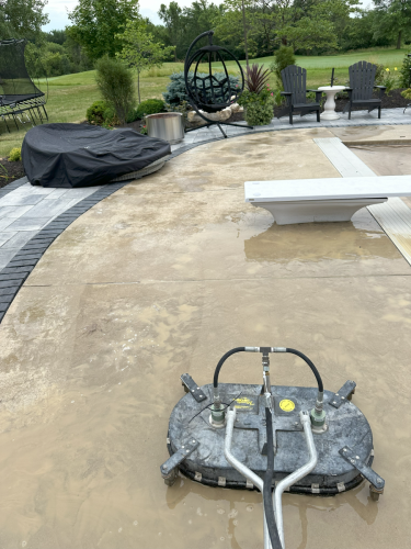 Pool Deck Cleaning